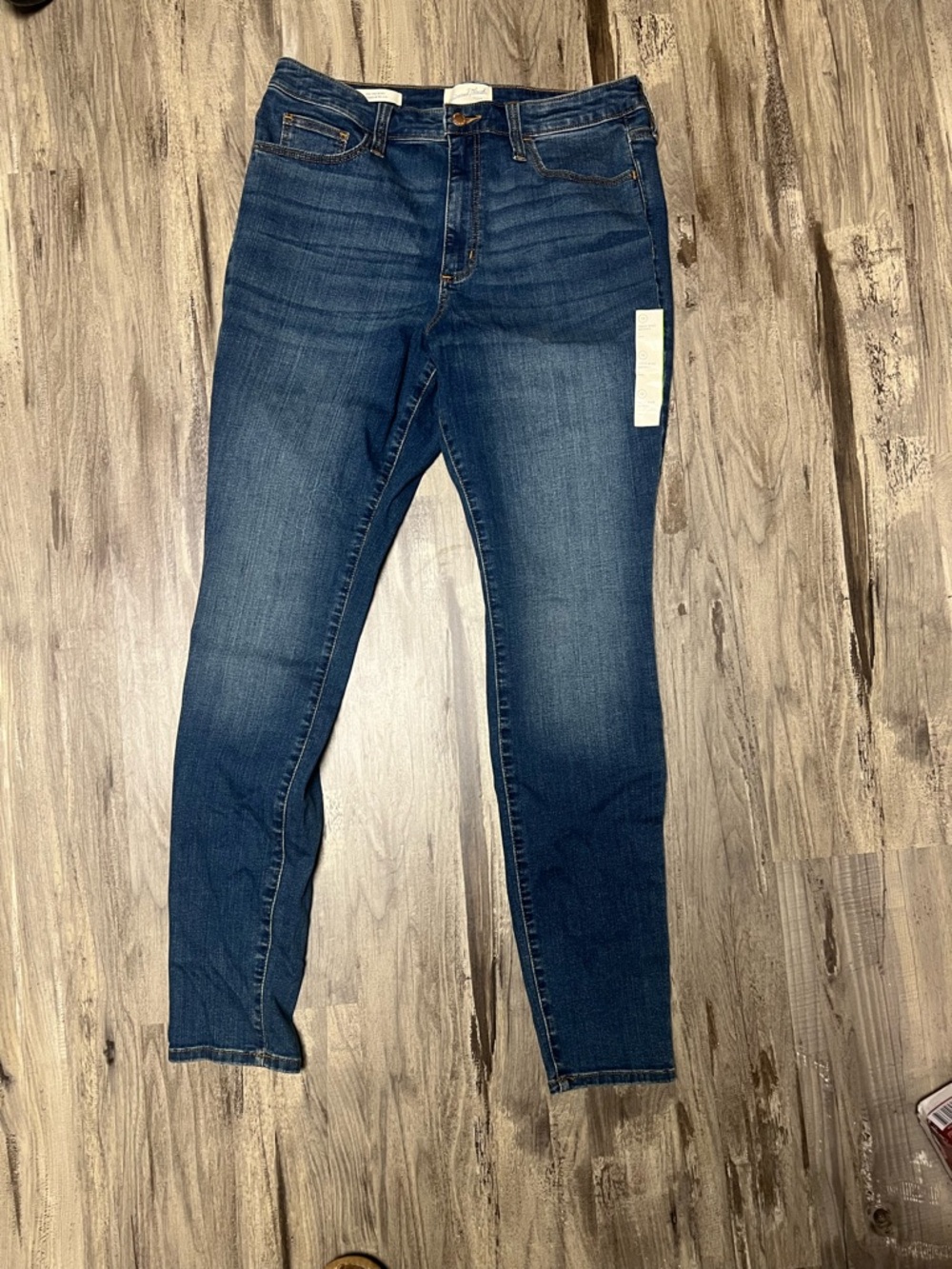 Women's Dark Blue Stretch Skinny Jeans